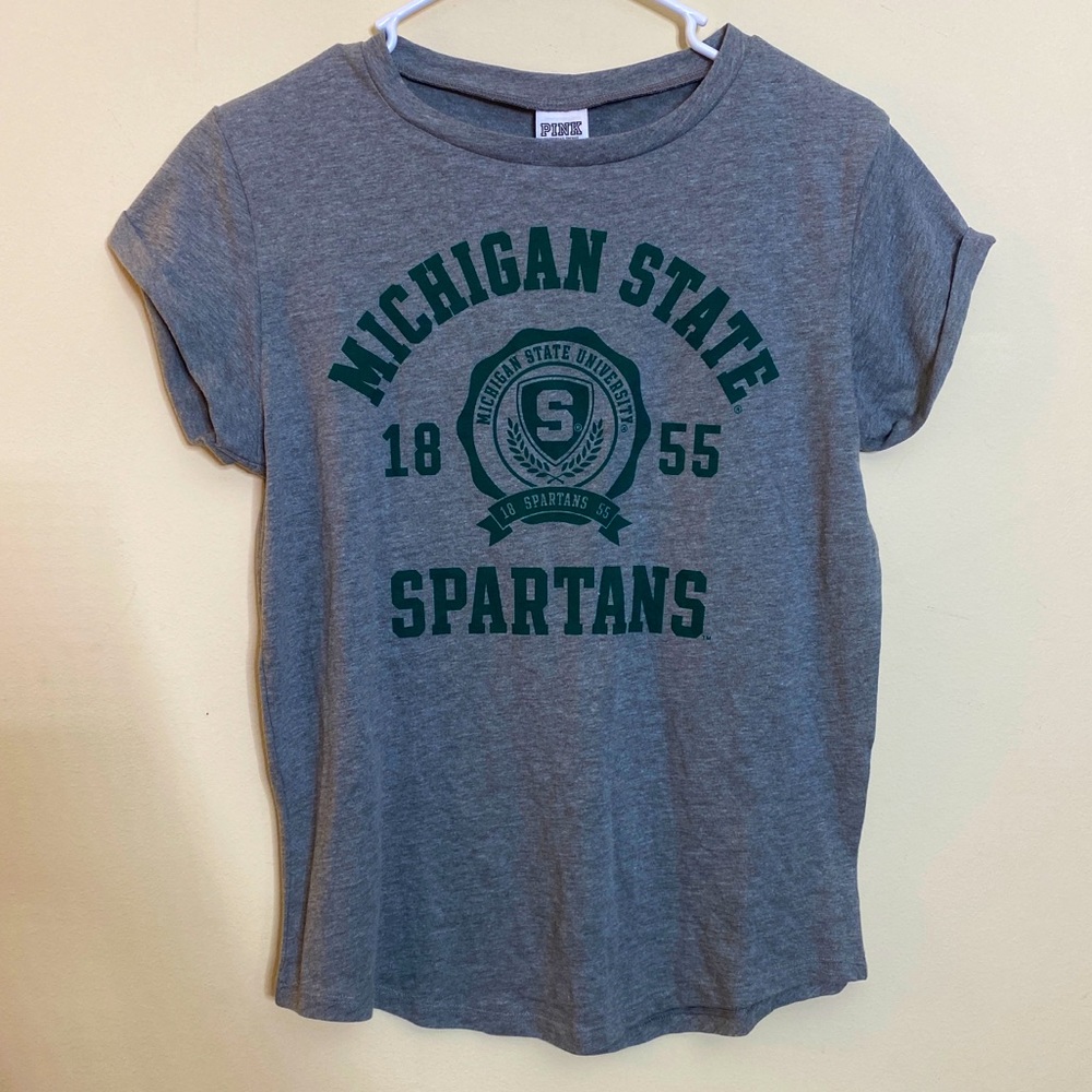 VS Pink Michigan State Spartans Tee! -S